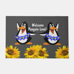 Paillasson Tournesol Floral Penguin Porte Mat