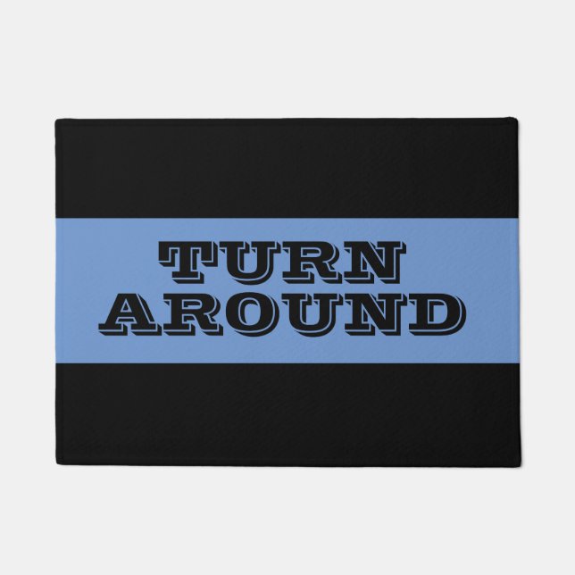 Paillasson Tournez autour du mât de porte de crochety (Devant)