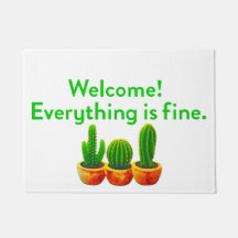 Tout est fin Cactus Doormat