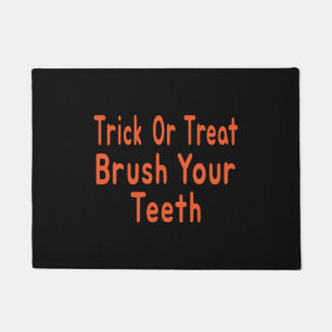Paillasson Trick Ou Traiter Bronzez Vos Dents Halloween Denti
