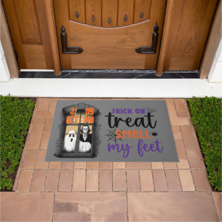 Paillasson Trick ou traiter l'odeur mes pieds Halloween
