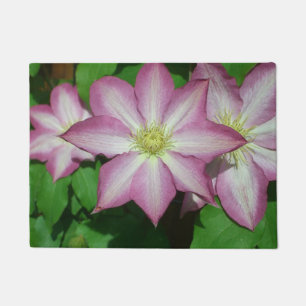 Paillasson Trio de Clematis Pink and White Spring Vine