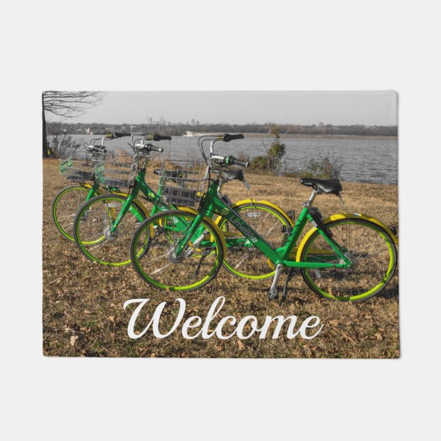 Paillasson Triplés de vélos Welcome Pormat (Devant)