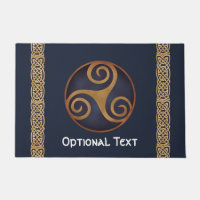 Triskelion celtique (bleu) personnalisé