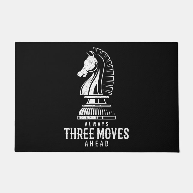 Paillasson Trois Déplacements Devant I Chess Matt Jeu Jeu Jeu (Devant)