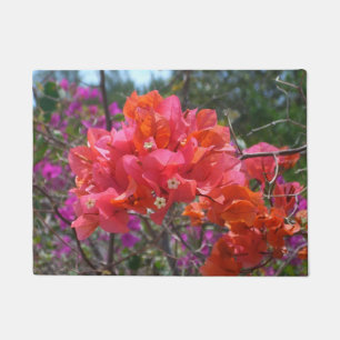 Paillasson Tropical Pink Bougainvillea Island Floral