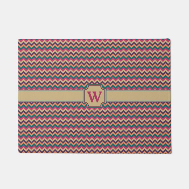 Paillasson Tropical Zigzag Doormat (Devant)