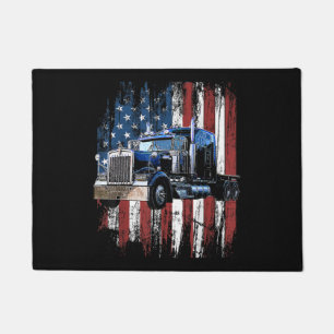 Paillasson Trucker American Flag Truck Driver Truck Driver Gi