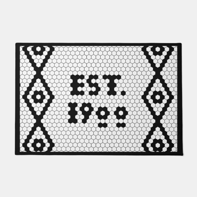 Paillasson Tuile Hex 1900 sur mesure (Devant)