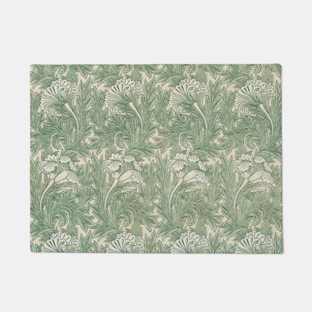 Paillasson Tulip Motif (1875) Par William Morris (Devant)