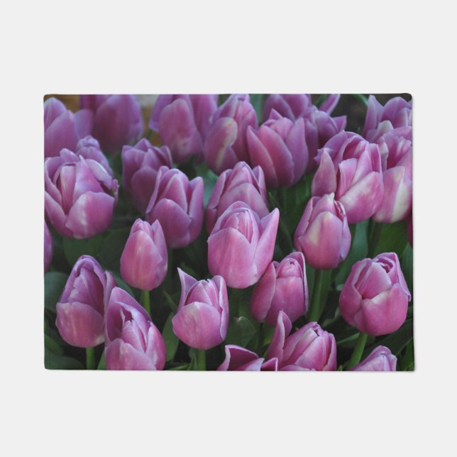 Paillasson Tulipes à ressort pourpre (Devant)