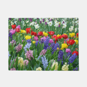 Paillasson Tulipes et hyacinthes