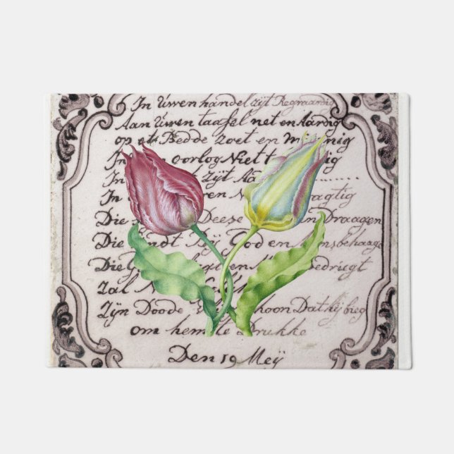 Paillasson Tulipes vintages (Devant)