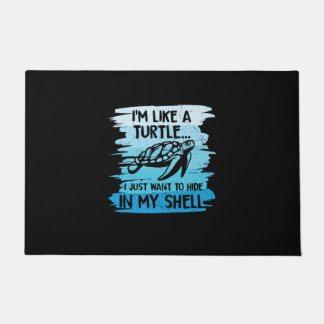 Paillasson Turtle Lover | Je Suis Comme Une Tortue