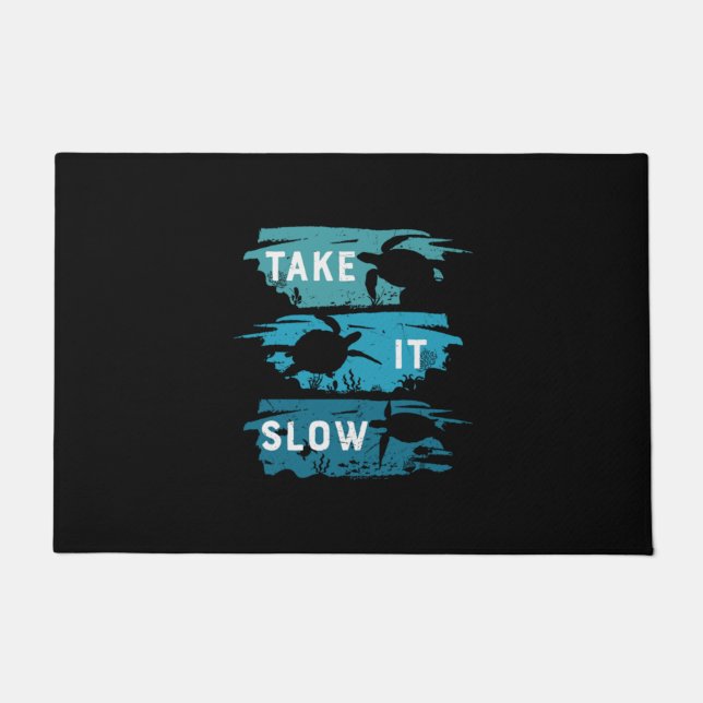Paillasson Turtle Lover | Take It Slow (Devant)