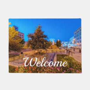 Paillasson Twilight Au Park Central Carré Welcome Doormat