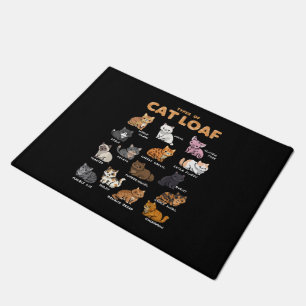 Paillasson Types de chat en boule Chaton mignon Chats kawaii