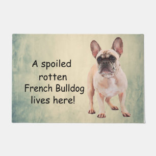 Paillasson Un bouledogue français putréfié corrompu vit ic