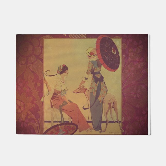 Paillasson Un lévrier de distinction (Devant)