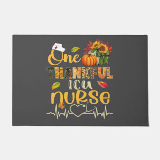 Paillasson Un remerciement ICU Infirmière Citrouille Stethosc