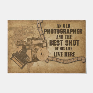 Paillasson Un Vieux Pornatte Photographe, Photographe Retro