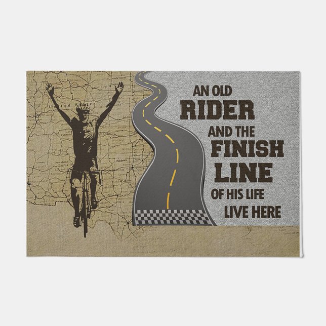Paillasson Un Vieux Rider Et La Ligne Finale De Sa Vie (Devant)