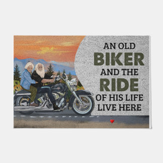 Paillasson Un Vieux Vélo Et Le Tour De Sa Vie