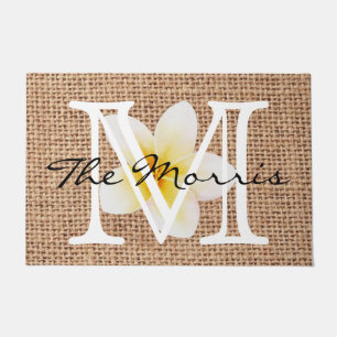 Paillasson Une beauté de la nature design été floral sur burl