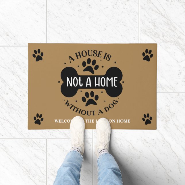 Paillasson Une maison n'est pas un foyer sans chien (Intérieur)