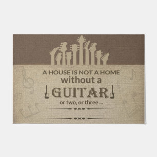Paillasson Une Maison N'Est Pas Une Maison Sans Guitare