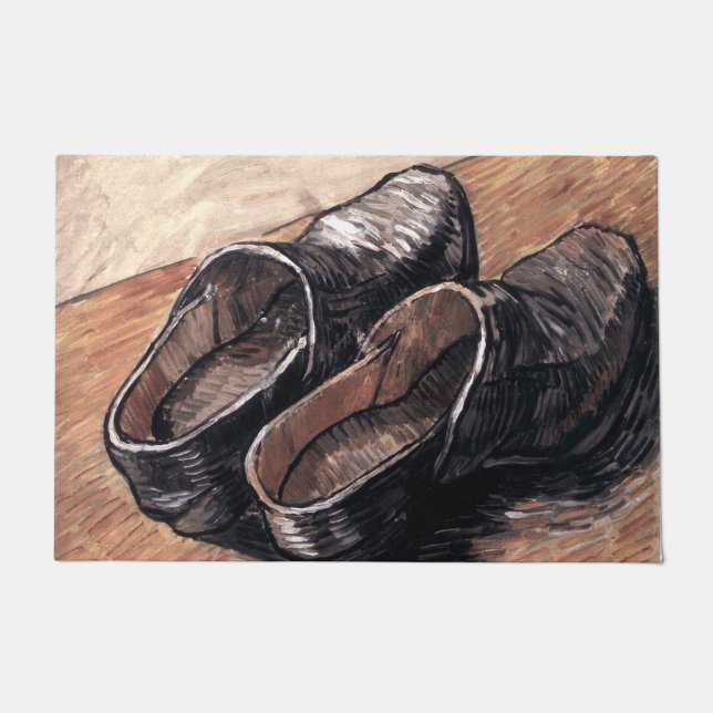 Paillasson Une paire de cloches en cuir - Van Gogh Floor Mat (Devant)