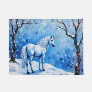 Paillasson Unicorne d'hiver