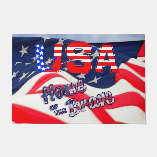 Paillasson USA Accueil du Brave Flag (Devant)