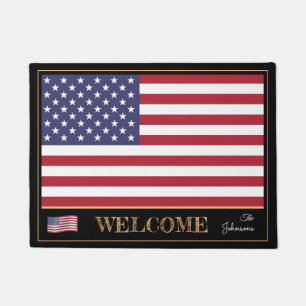 Paillasson USA & American Flag - Etats-Unis - mats / sports B