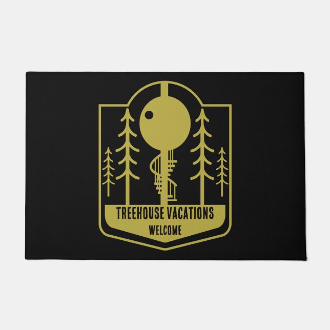 Paillasson Vacances à Treehouse (Devant)