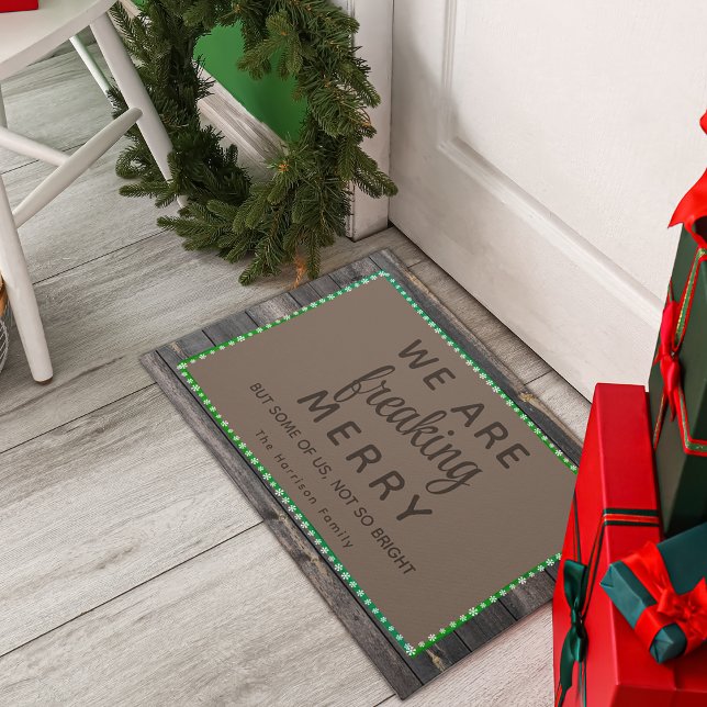 Paillasson Vacances Drôle Amusant (Holiday Funny Fun Doormat)
