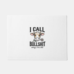 Paillasson Vache drôle que j'appelle Design de T-shirt vintag