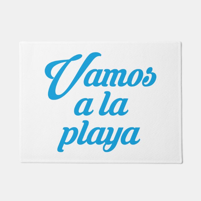 PAILLASSON VAMOS A LA PLAYA (Devant)