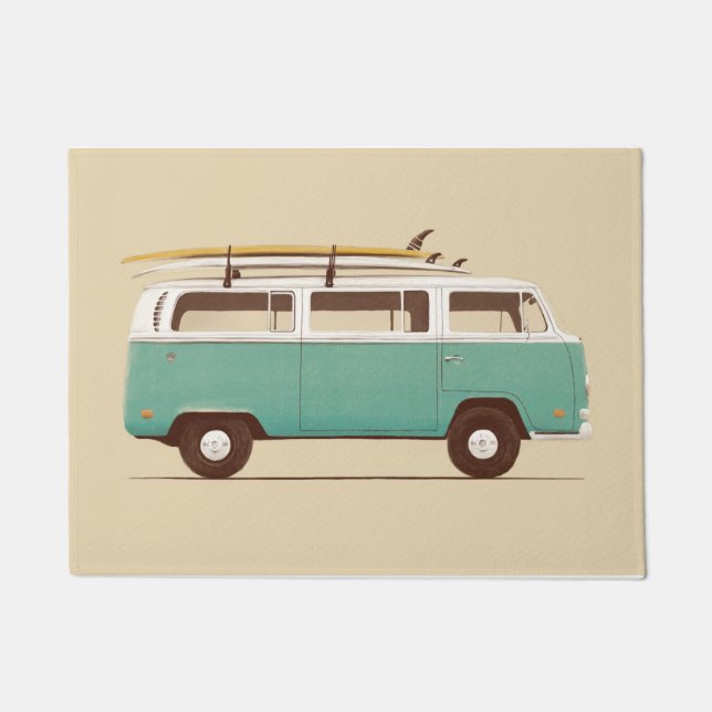 Paillasson Van bleu | Florent Bodart (Devant)