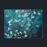 Paillasson Van Gogh Almond Blossoms : Turquoise foncé<br><div class="desc">"Entrez dans la vie artistique" Accueillez vos invités avec une touche d'art. Ce sombres tapis de portes Van Gogh Almond Blossoms turquoise allie fonctionnalité et élégance intemporelle, apportant une ambiance inspirée de la galerie juste à côté. Une façon élégante d'accueillir une bonne énergie seulement. paillasson de fleurs d'amande, tapis d'entrée...</div>