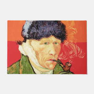 Paillasson Van Gogh - Autoportrait avec l'oreille bandée et p