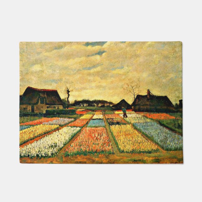 Paillasson Van Gogh - Lits à fleurs en Hollande (Devant)