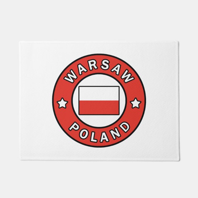 Paillasson Varsovie Pologne (Devant)