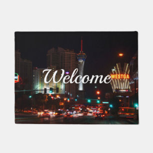 Paillasson Vegas Paradise Road Welcome Porte