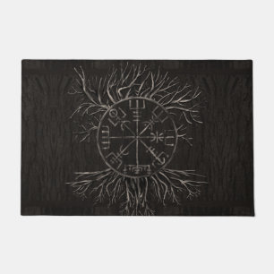 Paillasson Vegvisir et arbre de la vie Yggdrasil