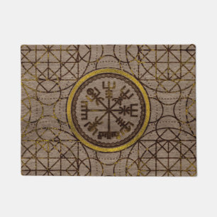 Paillasson Vegvisir. La boussole magique de Viking de