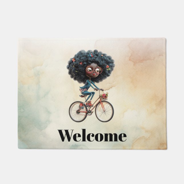 Paillasson Vélo Afro (Devant)