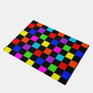 Paillasson Vérificateur néon multicolore