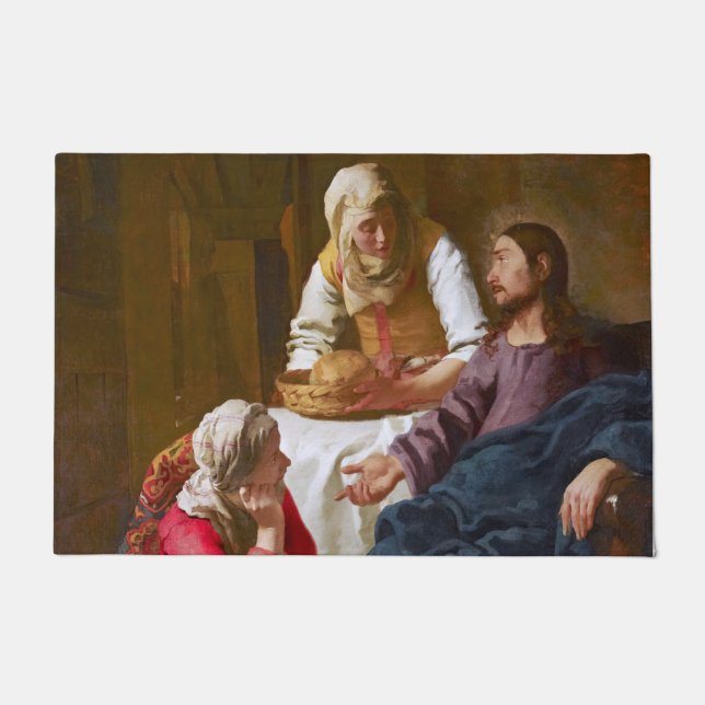 Paillasson Vermeer - Christ dans la Maison de Martha et Marie (Devant)