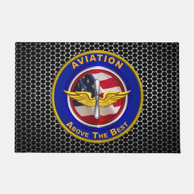 Paillasson Vétéran de l'aviation de l'armée  (Devant)